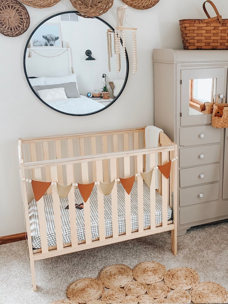 Dream On Me 2 in 1 Folding crib, Portable Crib, travel crib