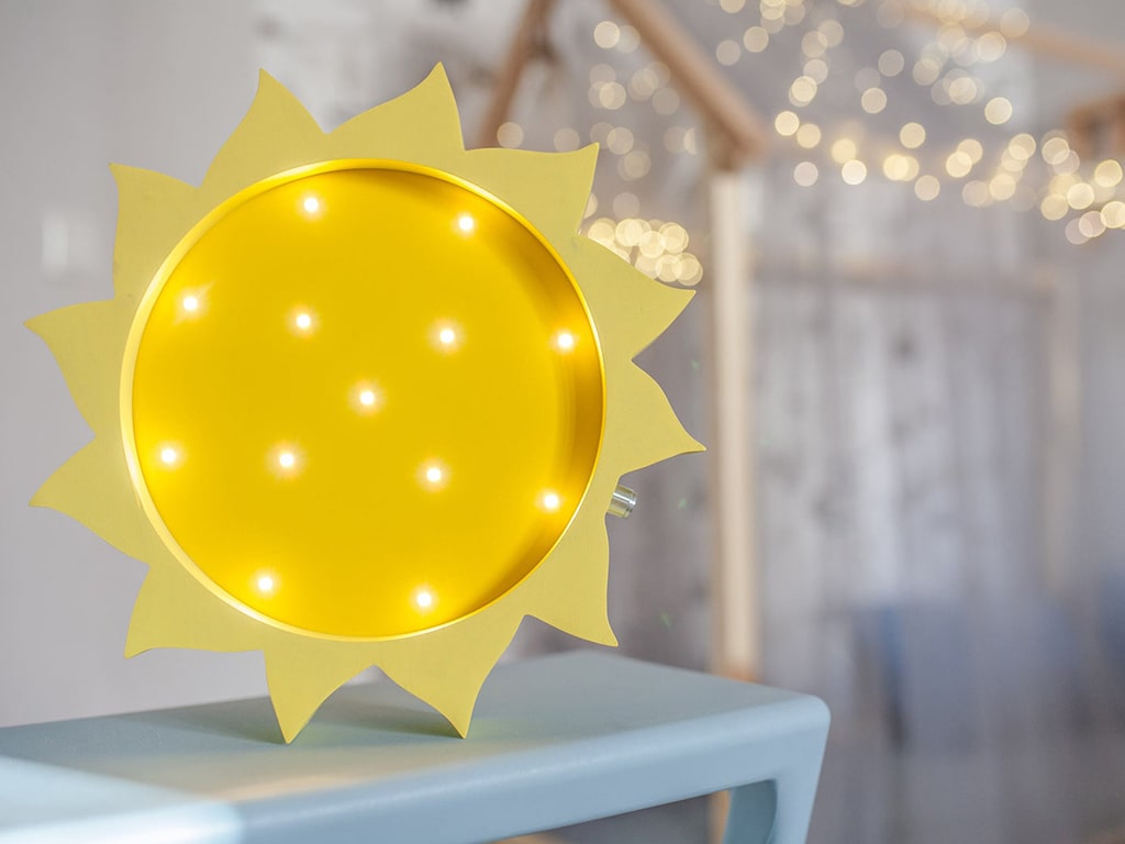 Sun Light Lamp - Baby Room Nursery- Etsy
