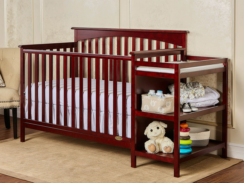 Dream On Me Chloe 5-in-1 Convertible Crib and Changer