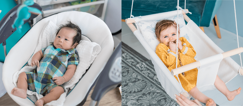 Baby swing with removable bouncer online